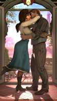 Booker and Liz Paris romance clothed 2.jpg