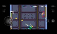 Mega Man Zero (GBA) 1й босс наху.mp4