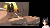 cat breaks underspace.webm