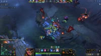 Dota 2, Голем против Инвокера, 1x1 жесткая заруба, кто сильнее в миде  - вокер или варлорк.mp4