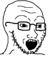 лысый человек с щетиной открыл рот.png