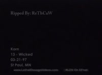 Korn 13 - Wicked (Feat. Fred Durst) St. Paul,Mn March 21,1997.mp4