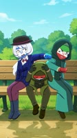 StateGirls ISRAEL VS IRAN BE LIKE 🥊 #countryhumans #countrygirl.mp4
