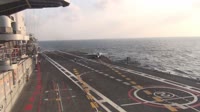 Fighter MiG 29K takes off from the shorter runway on board INS Vikramaditya - Jugal (1080p, h264).mp4